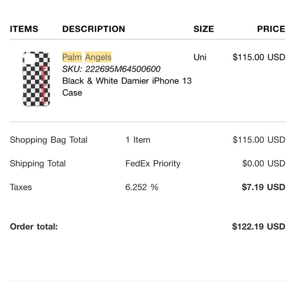 Palm Angel iPhone 13 case - Picture 2 of 2